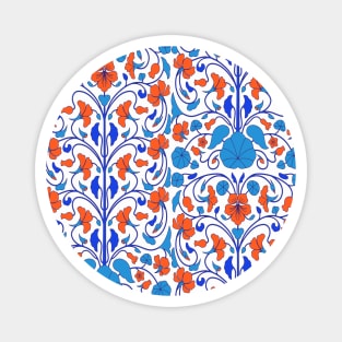 Arabic Turkish pattern #8 - Iznik decor Magnet